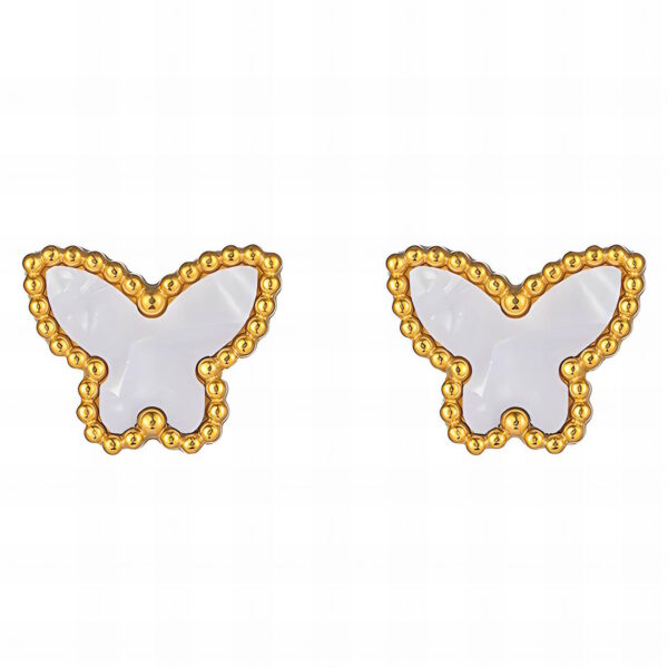 Butterflies stud earrings