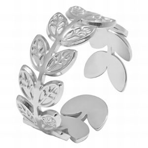 Stainless steel flower chain ring