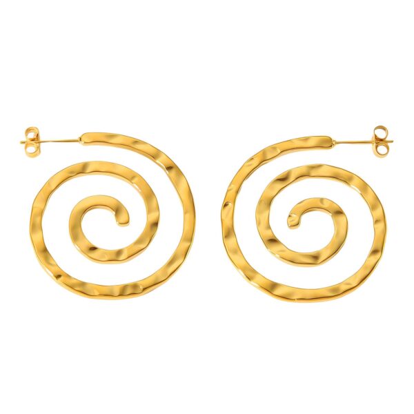 Spiral earrings