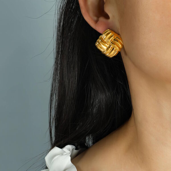 Woven earrings - Image 2